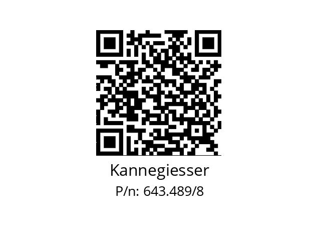   Kannegiesser 643.489/8