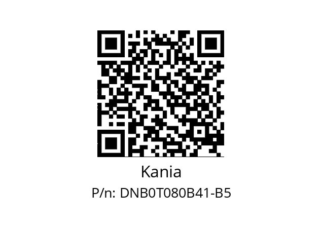   Kania DNB0T080B41-B5