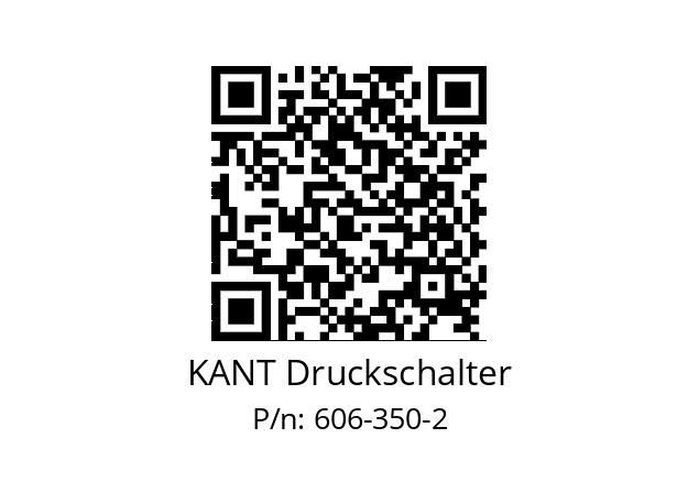   KANT Druckschalter 606-350-2