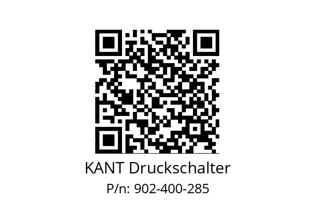   KANT Druckschalter 902-400-285