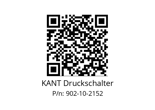   KANT Druckschalter 902-10-2152