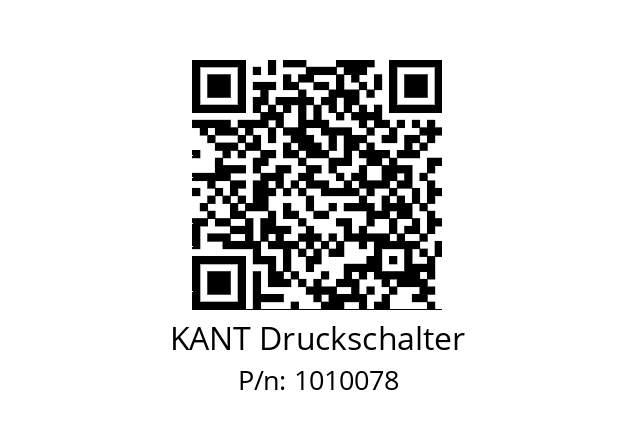   KANT Druckschalter 1010078