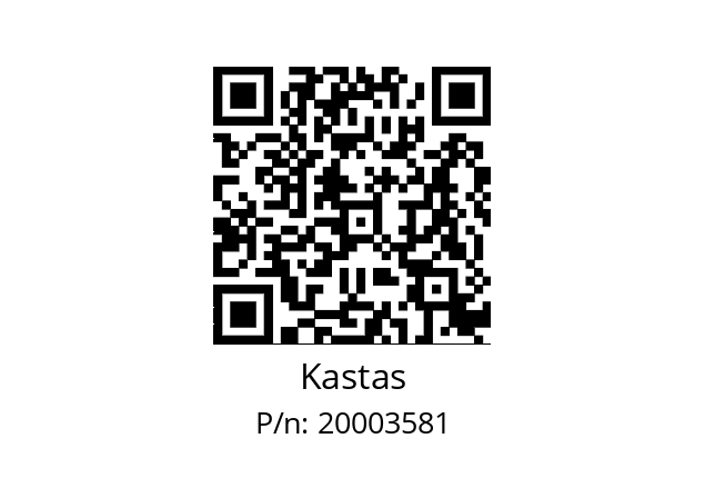   Kastas 20003581