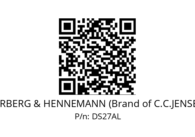   KARBERG & HENNEMANN (Brand of C.C.JENSEN) DS27AL