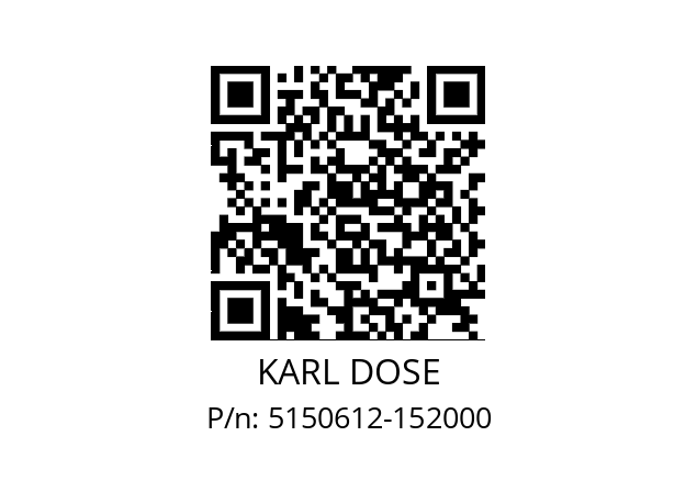   KARL DOSE 5150612-152000