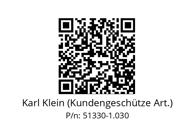   Karl Klein (Kundengeschütze Art.) 51330-1.030