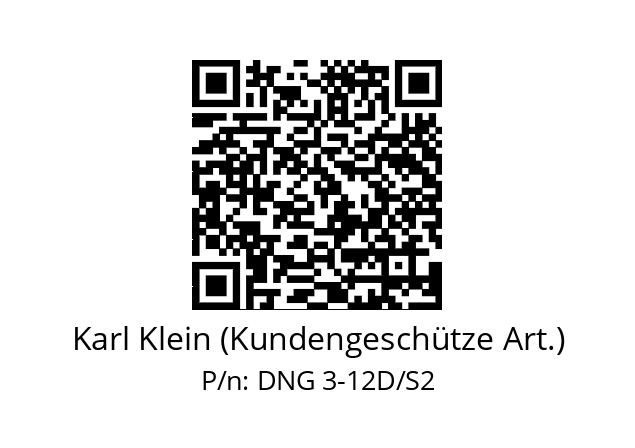   Karl Klein (Kundengeschütze Art.) DNG 3-12D/S2