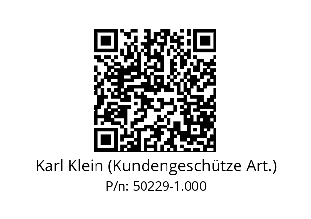   Karl Klein (Kundengeschütze Art.) 50229-1.000