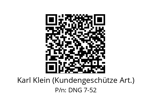   Karl Klein (Kundengeschütze Art.) DNG 7-52