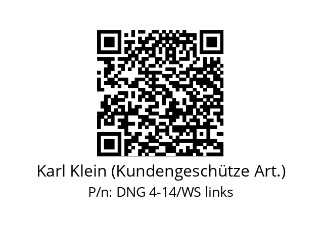   Karl Klein (Kundengeschütze Art.) DNG 4-14/WS links