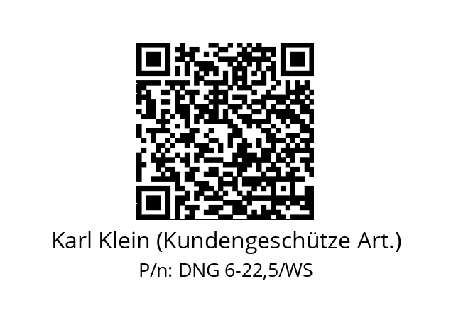   Karl Klein (Kundengeschütze Art.) DNG 6-22,5/WS