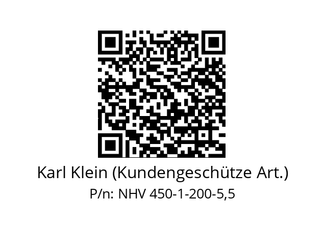   Karl Klein (Kundengeschütze Art.) NHV 450-1-200-5,5