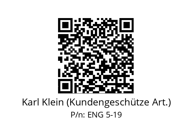   Karl Klein (Kundengeschütze Art.) ENG 5-19