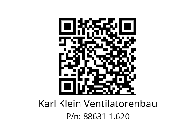   Karl Klein Ventilatorenbau 88631-1.620