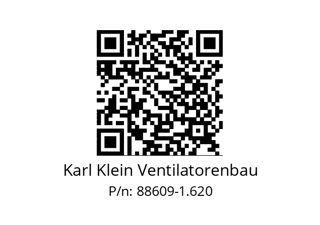   Karl Klein Ventilatorenbau 88609-1.620