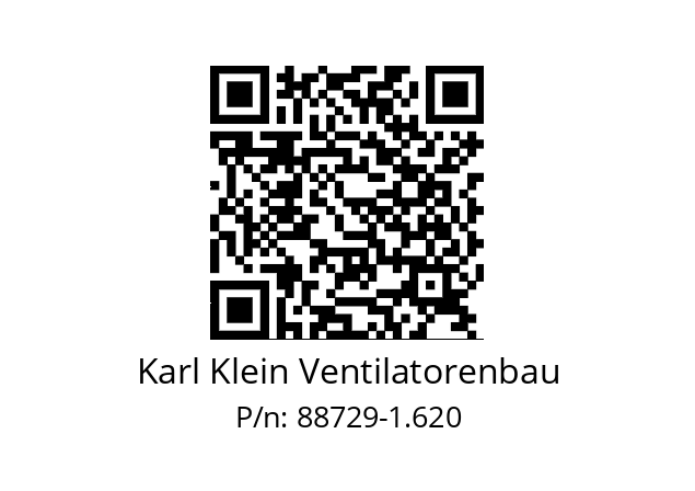   Karl Klein Ventilatorenbau 88729-1.620