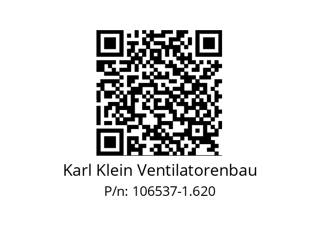   Karl Klein Ventilatorenbau 106537-1.620