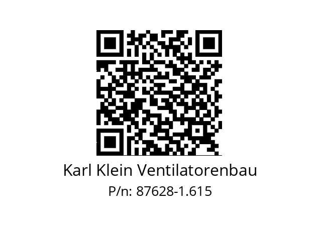   Karl Klein Ventilatorenbau 87628-1.615