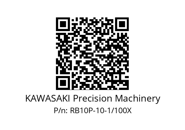   KAWASAKI Precision Machinery RB10P-10-1/100X