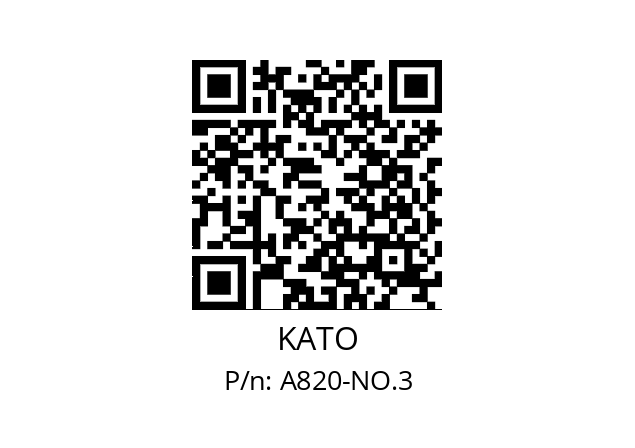   KATO A820-NO.3