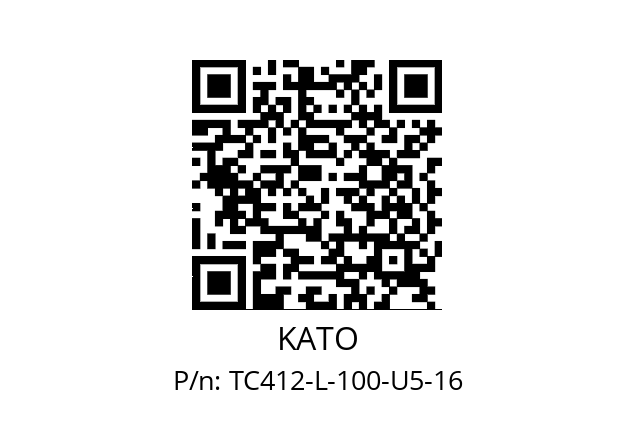   KATO TC412-L-100-U5-16