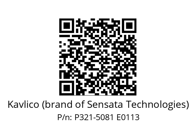   Kavlico (brand of Sensata Technologies) P321-5081 E0113