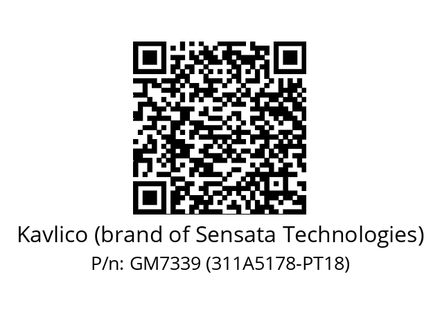   Kavlico (brand of Sensata Technologies) GM7339 (311A5178-PT18)