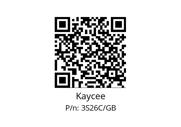   Kaycee 3S26C/GB