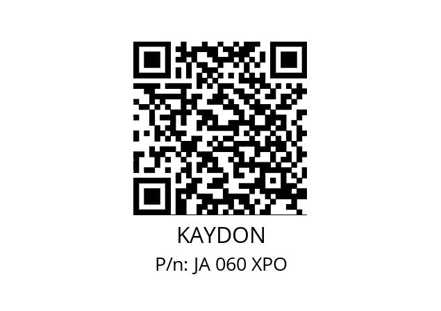   KAYDON JA 060 XPO