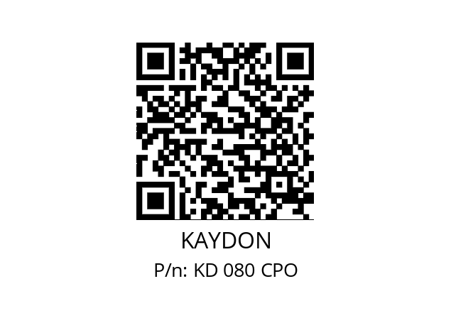   KAYDON KD 080 CPO