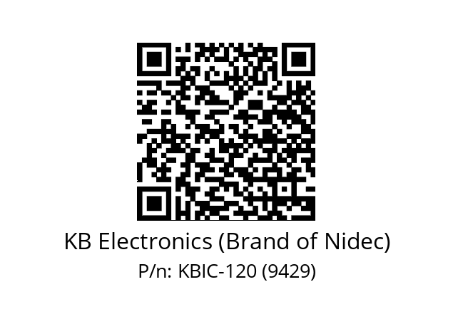   KB Electronics (Brand of Nidec) KBIC-120 (9429)