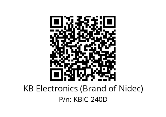   KB Electronics (Brand of Nidec) KBIC-240D