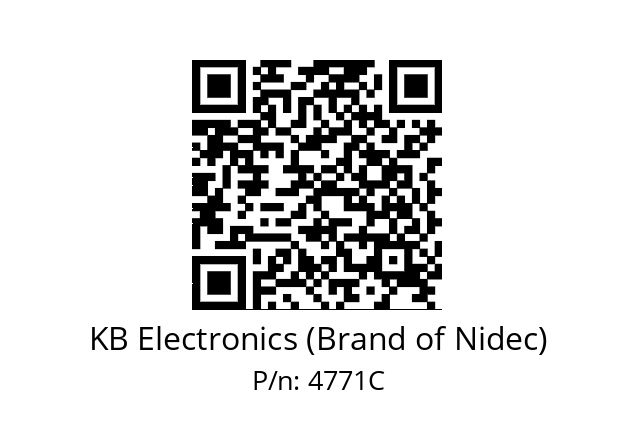   KB Electronics (Brand of Nidec) 4771C