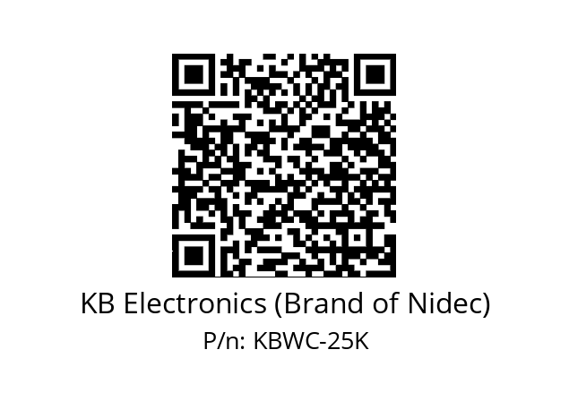   KB Electronics (Brand of Nidec) KBWC-25K