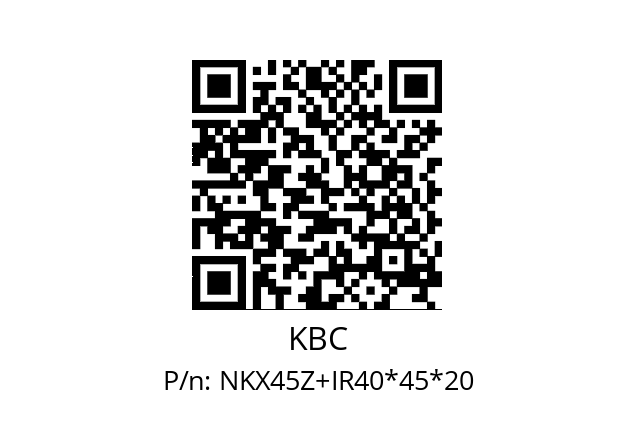   KBC NKX45Z+IR40*45*20