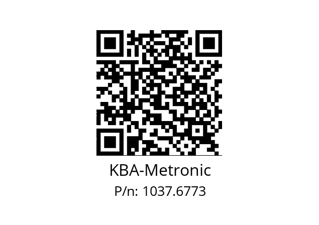   KBA-Metronic 1037.6773