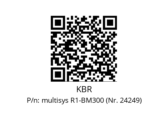   KBR multisys R1-BM300 (Nr. 24249)