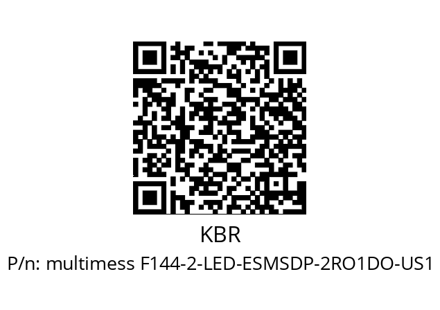   KBR multimess F144-2-LED-ESMSDP-2RO1DO-US1