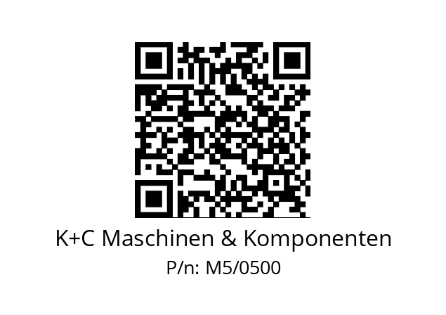   K+C Maschinen & Komponenten M5/0500