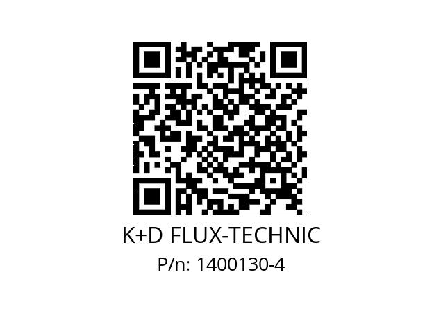   K+D FLUX-TECHNIC 1400130-4