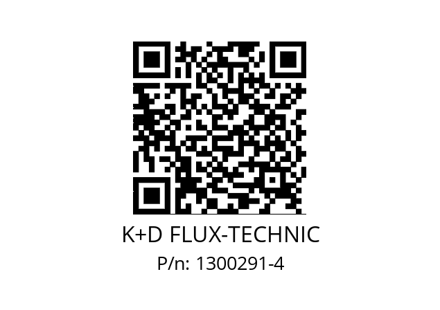   K+D FLUX-TECHNIC 1300291-4