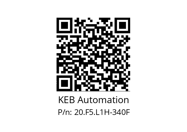   KEB Automation 20.F5.L1H-340F