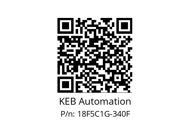   KEB Automation 18F5C1G-340F