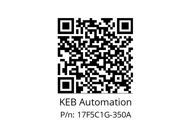   KEB Automation 17F5C1G-350A