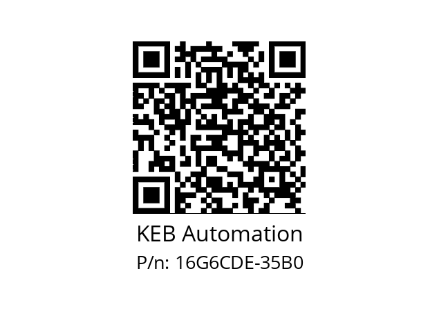   KEB Automation 16G6CDE-35B0