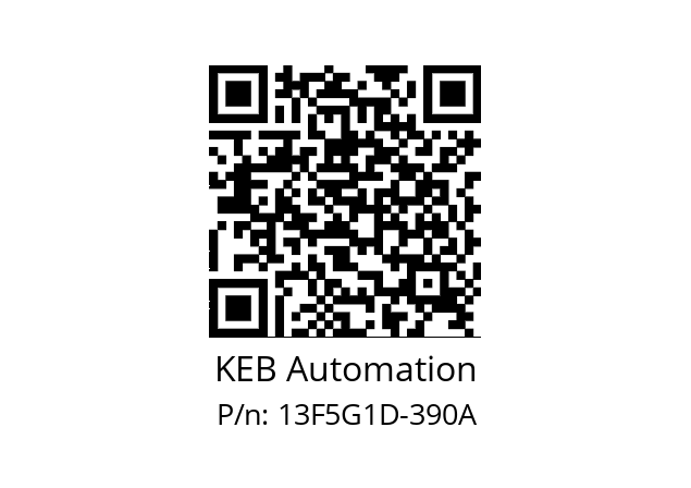   KEB Automation 13F5G1D-390A