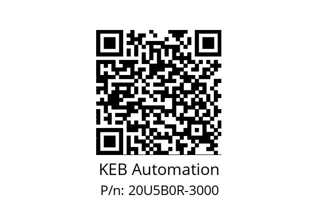   KEB Automation 20U5B0R-3000