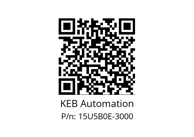   KEB Automation 15U5B0E-3000