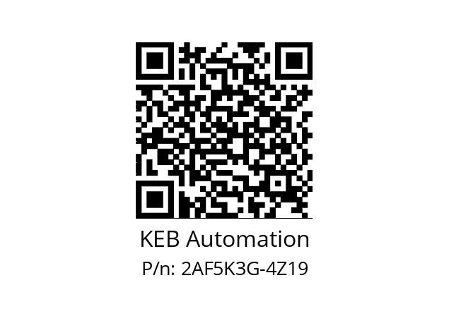   KEB Automation 2AF5K3G-4Z19