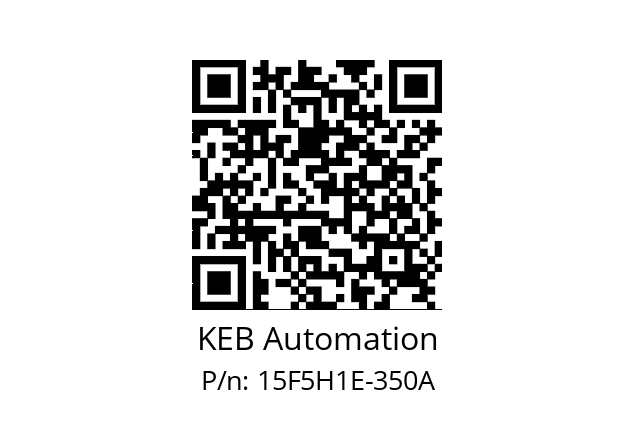   KEB Automation 15F5H1E-350A